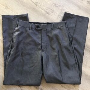 Merc London Gray/Silvery Slacks HEMMED to 29.5” see pic of inseam